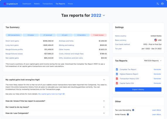 Cryptotaxreports